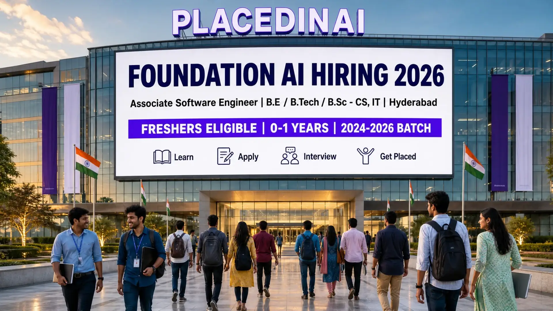 Foundation AI hiring Associate Software Engineer 2026 in Hyderabad — freshers eligible, Python and AI roles — PlacedInAI job update