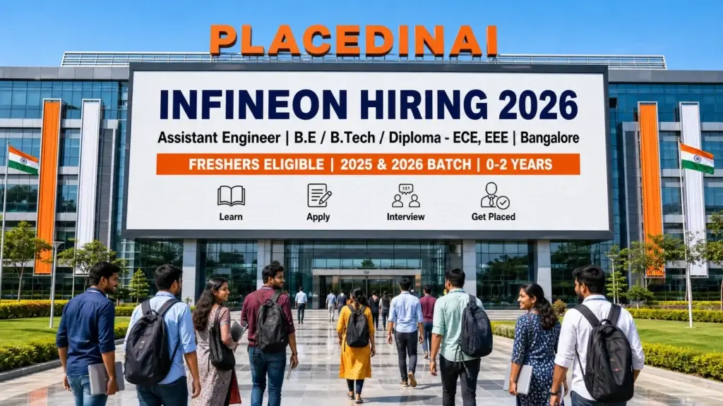 Infineon hiring Assistant Engineer and Young Graduate Trainee 2026 in Bangalore — ECE, EEE and Diploma freshers, 2025 and 2026 batch — PlacedInAI job update