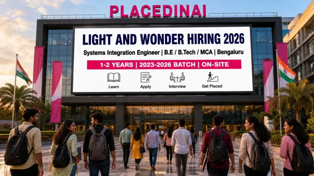 Light & Wonder hiring Associate Systems Integration Engineer 2026 at ITPL Whitefield Bengaluru — REST API and iGaming roles, 2023 to 2026 batch — PlacedInAI job update